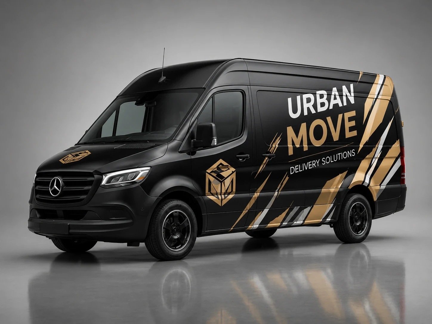 Urban Move delivery van seen from the rear